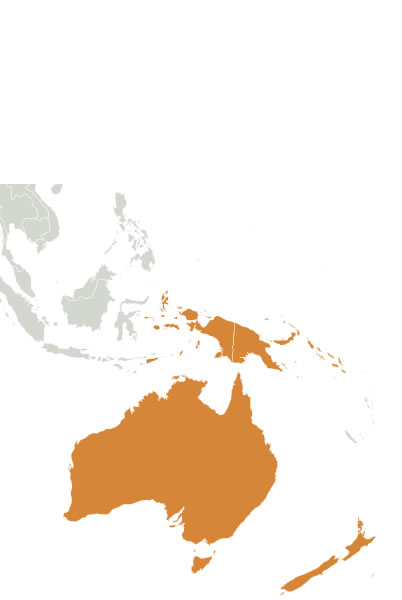región de Australasia